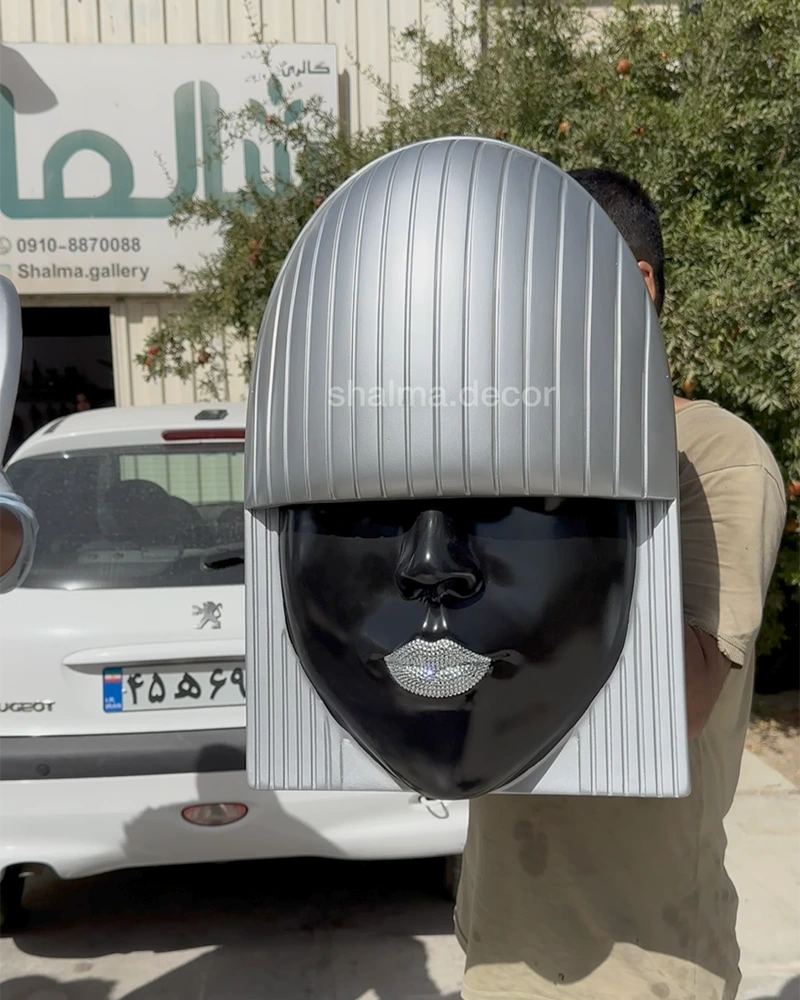 دیوارکوب دختر مو چتری - Image 5
