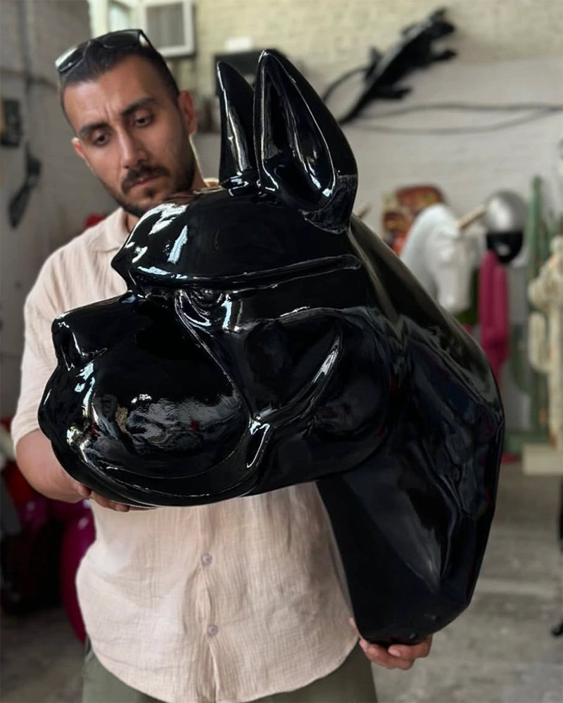 دیوارکوب سگ باکسر