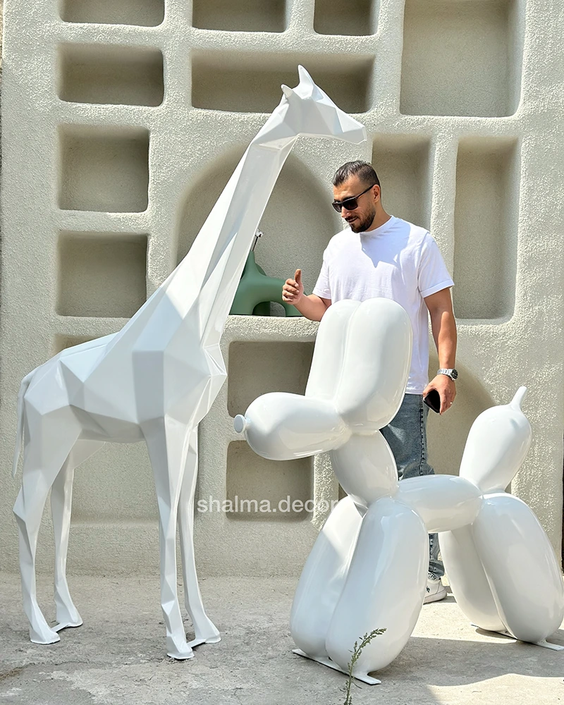 مجسمه زرافه گرافیکی - Image 6