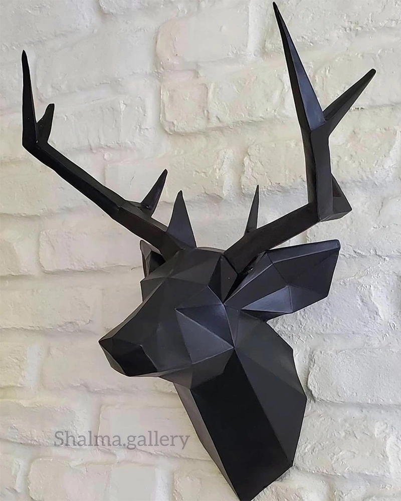 دیوارکوب گوزن گرافیکی